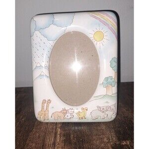 Russ Noahs Ark Ceramic Childs Picture Frame